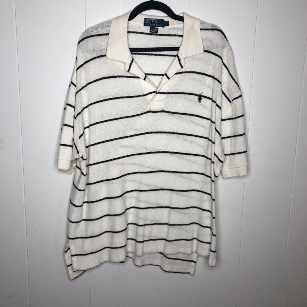 Loose Woven Polo by Ralph Lauren